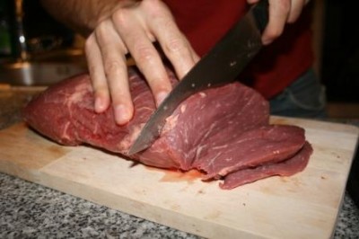 fleisch geschnitten